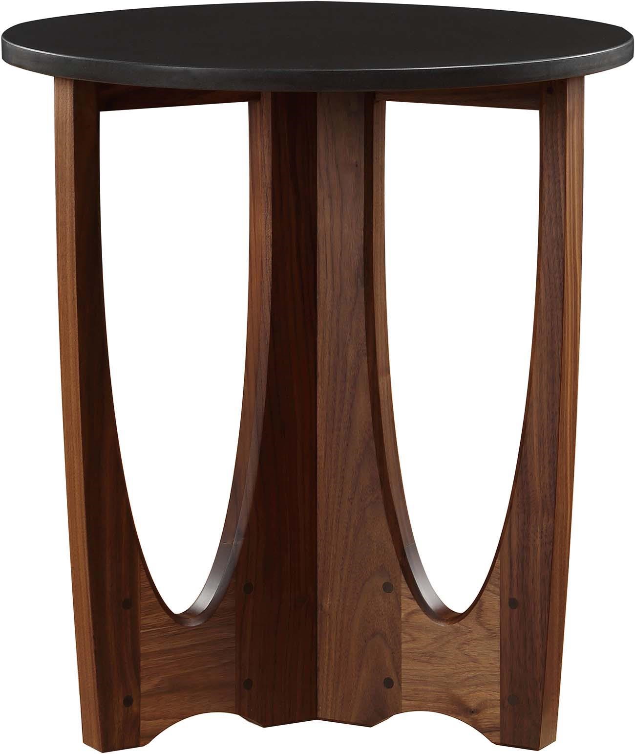 Stickley Walnut Grove 9949STWNT Walnut Grove Stone Top Drink Table